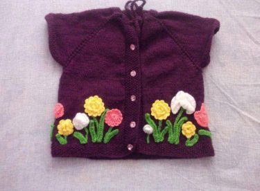 Knitted Boys and Girls Baby Sweater, Vest Cardigan Patterns