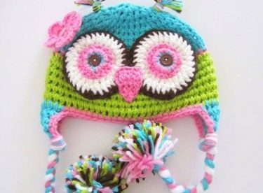 Knitted baby and child hat pattern-5