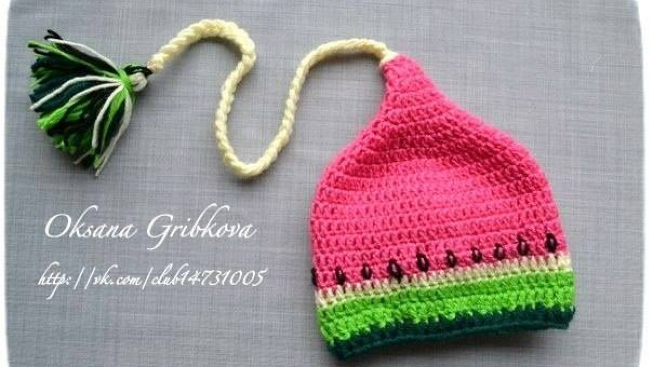 Knitted baby and child hat pattern-1