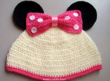 Knitted baby and child hat pattern-3