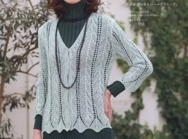 Tricot knitwear pattern
