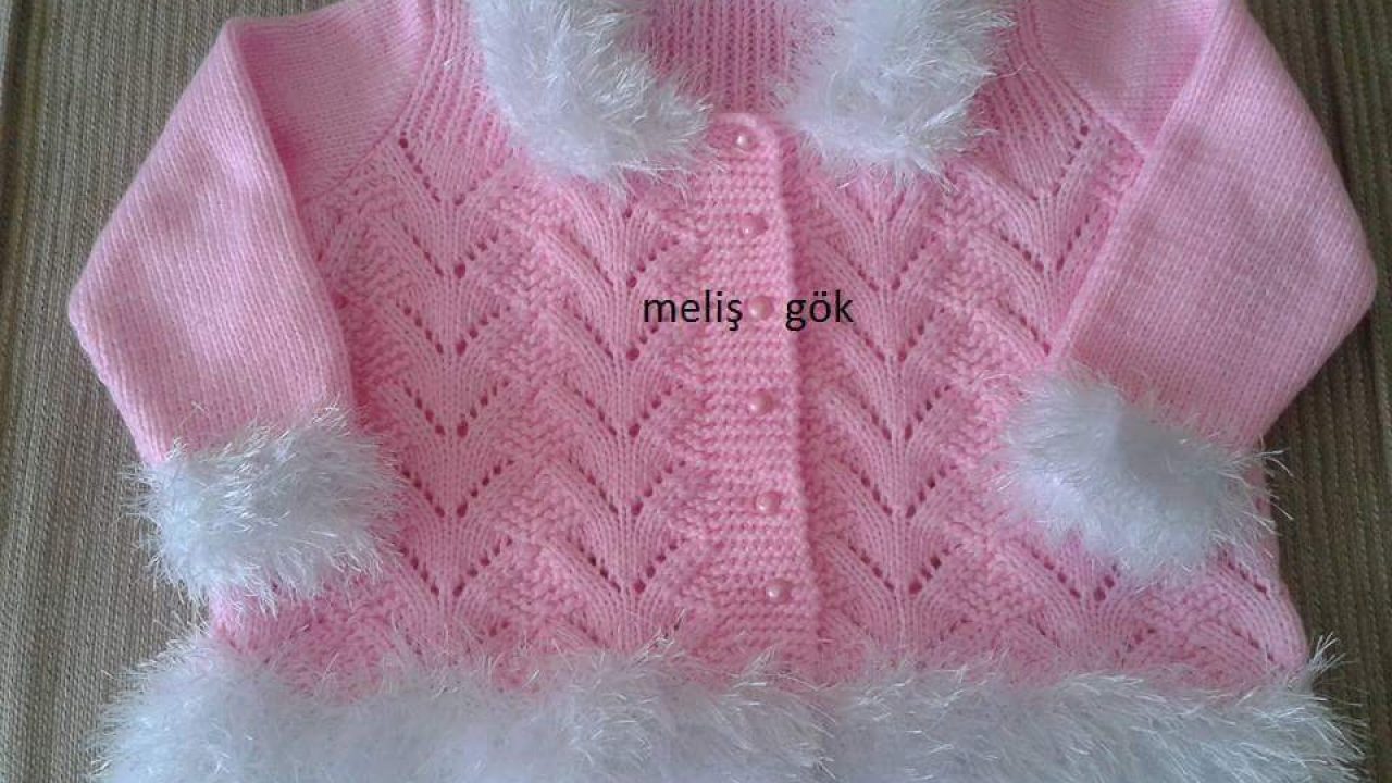 Knitted baby dress, vest, cardigan, sweater, overalls patterns -2
