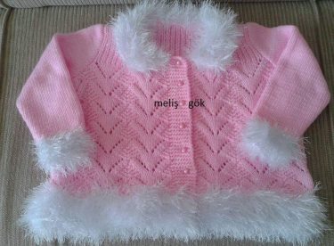 Knitted baby dress, vest, cardigan, sweater, overalls patterns -2
