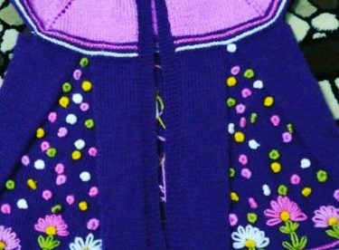 Knitted baby dress, vest, cardigan, sweater, overalls patterns -4