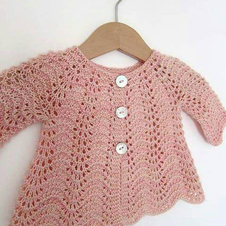 Knitted baby dress, vest, cardigan, sweater, overalls patterns -6 ...