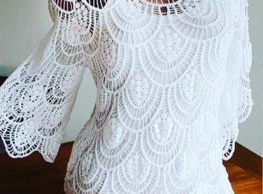 How to make a crocheted blouse free pattern
