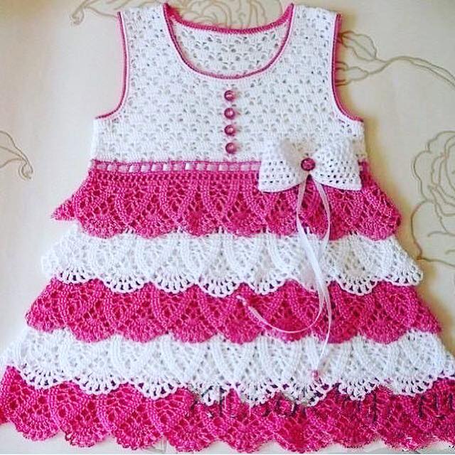 crochet baby blouse