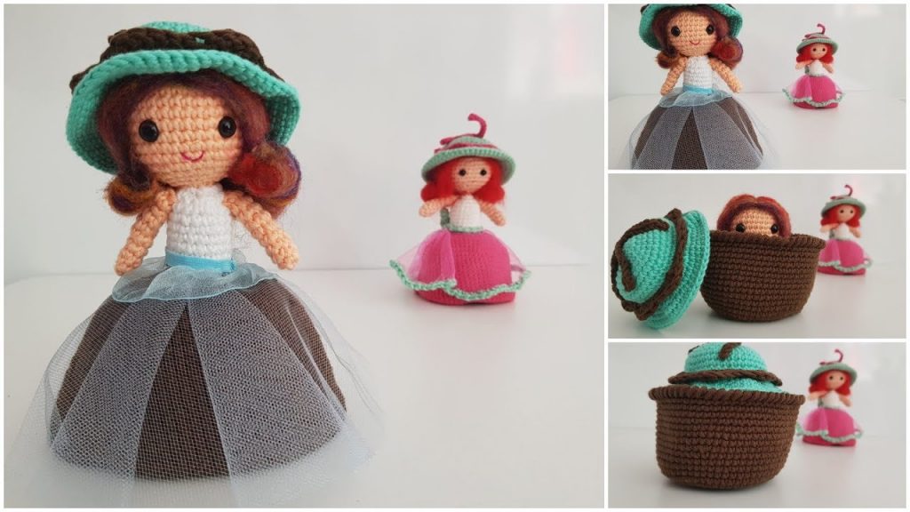 Amigurumi Cupcake Baby Composition