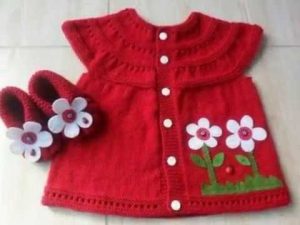35 Red Baby Vest Models - Knitting, Crochet Love