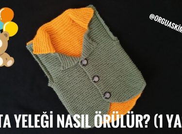 Turkish grandfather knitted baby vest pattern