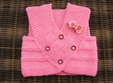 Cross Baby Vests Models - Knitting, Crochet Love