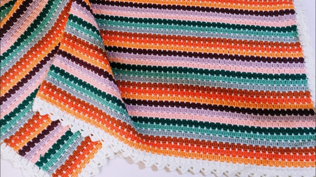 Easy Crochet Block Blanket Tutorial (Eng. Subt.) - Knitting, Crochet Love