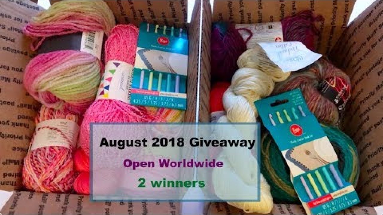 August 2018 Giveaway (open worldwide – 2 winners)