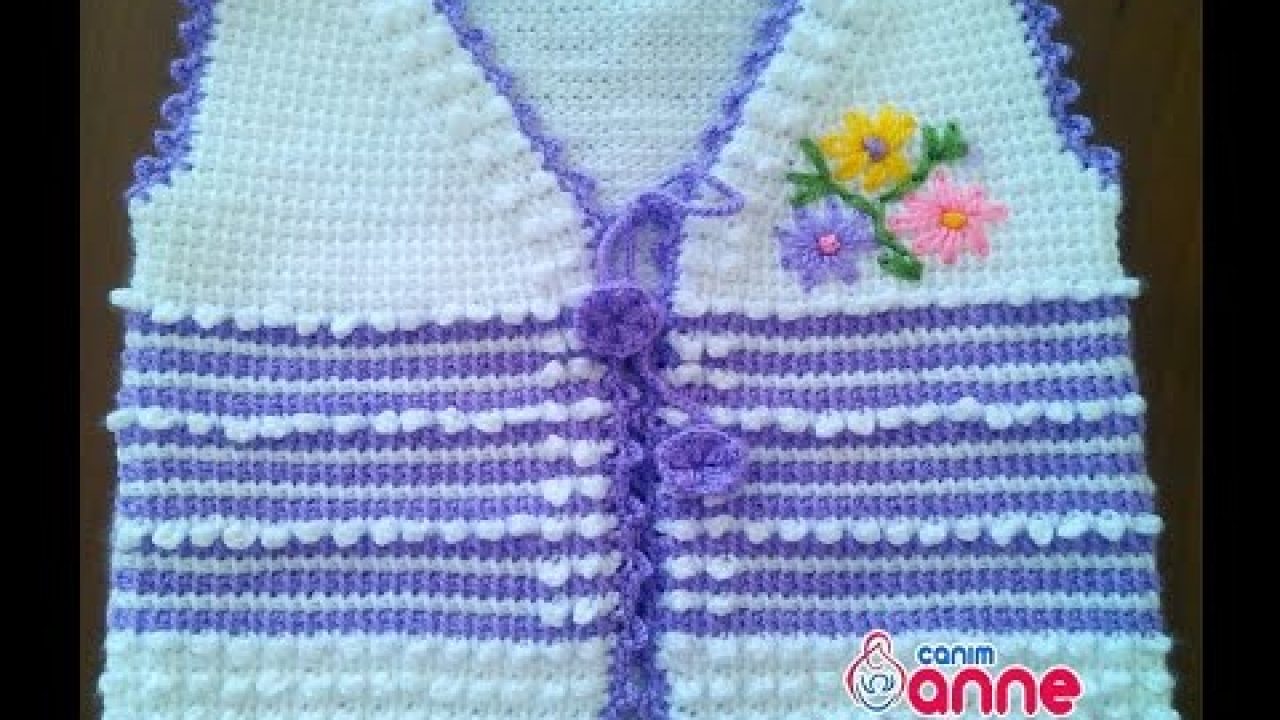 Baby Vest Patterned Edging Edge, Mother