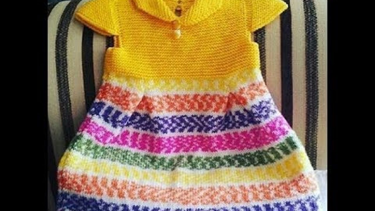 2018 Baby Sweater Models, Knitting Videosu 1