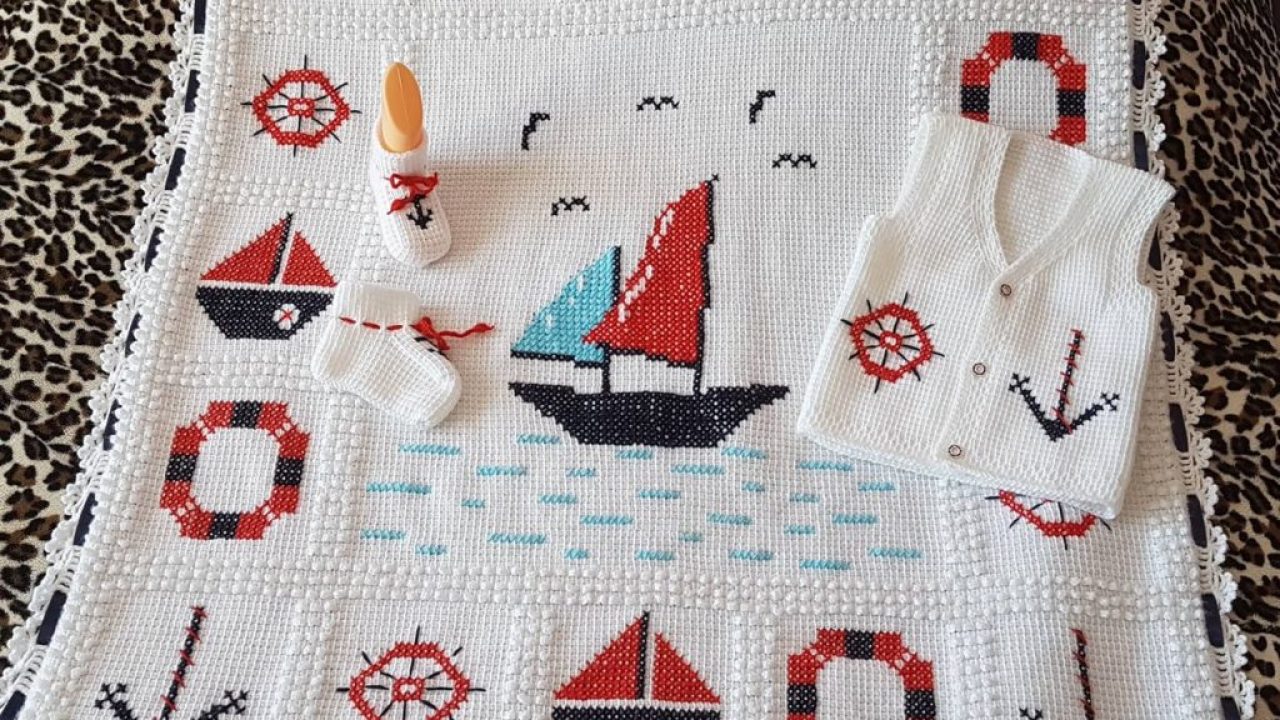 Sailor Baby Blankets Model For Free