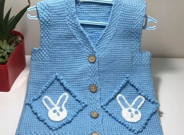 Tunisia business rabbit baby vest pattern for free