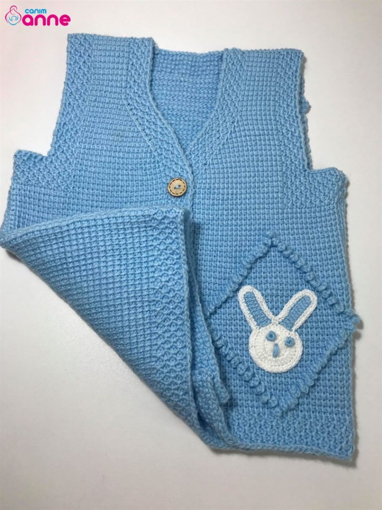 Tunisia business rabbit baby vest pattern for free - Knitting, Crochet Love