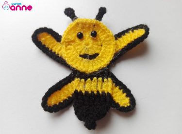 Crochet Bee Motif Pattern