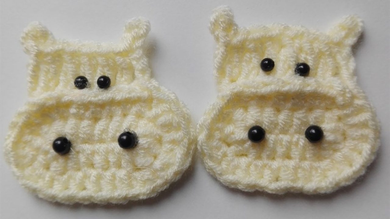 Crochet Cow Figure Pattern