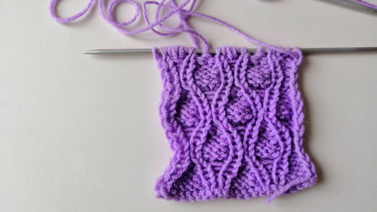 Candle flame mesh pattern