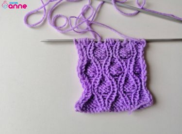 Candle flame mesh pattern