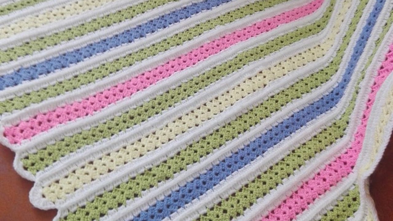 Water Stone Pattern Baby Blanket Free Easy