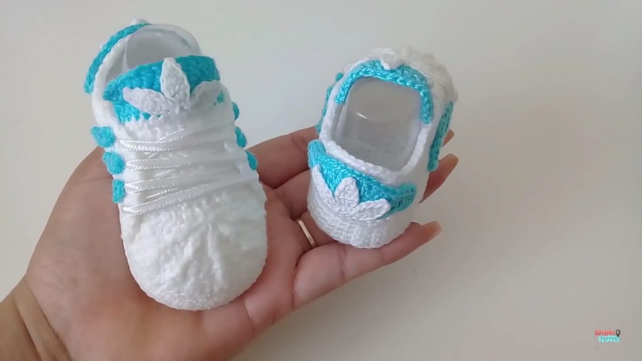 adidas crochet baby shoes pattern