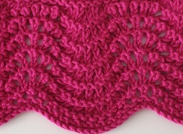 wavy openwork pattern