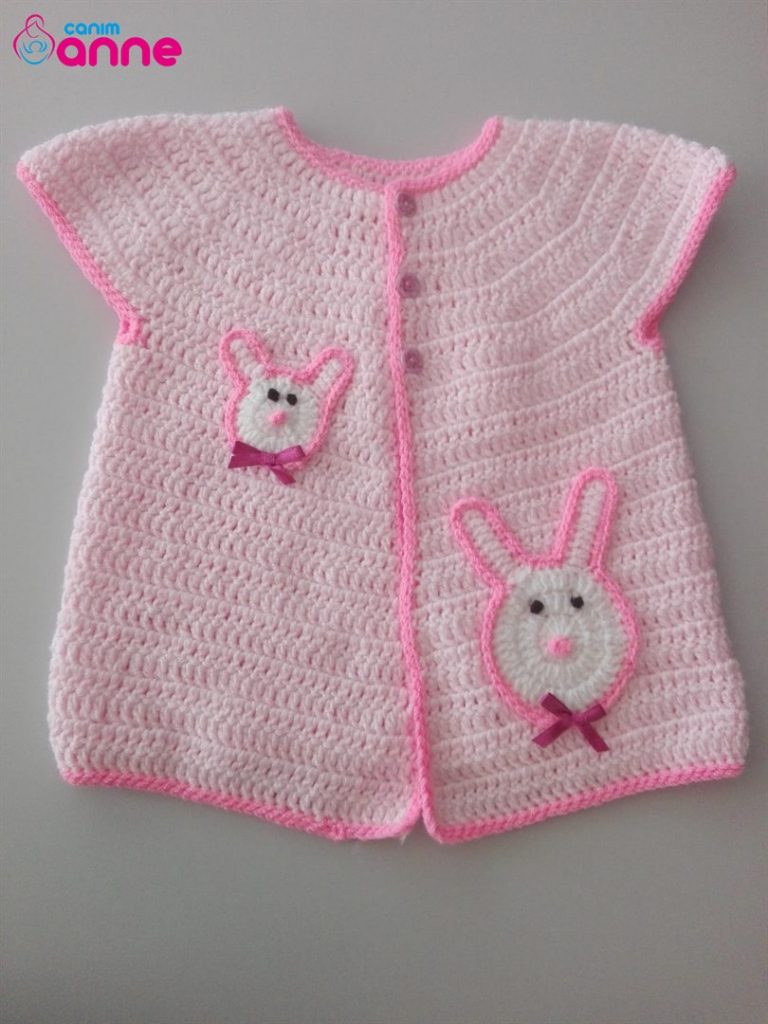 Baby vest pattern with bunny - Knitting, Crochet Love