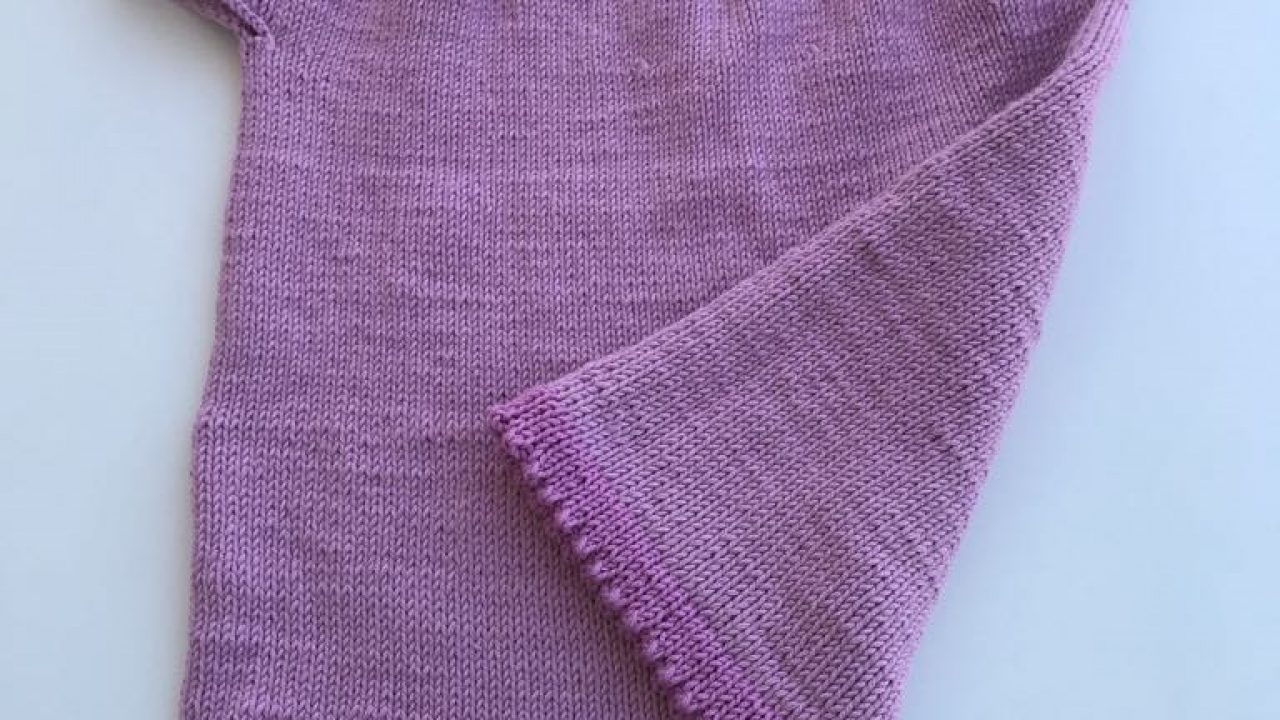Leaf robe knit dress pattern