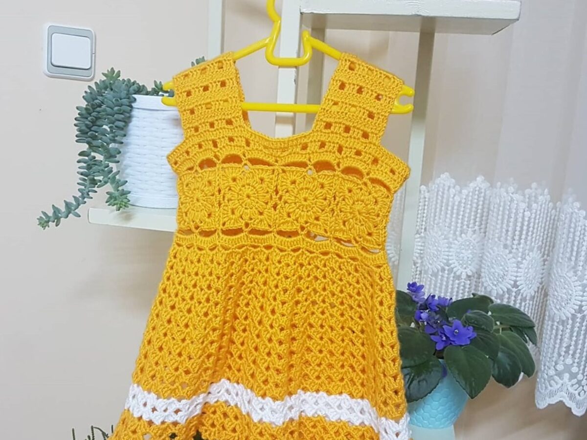 free hand knitted baby dress patterns
