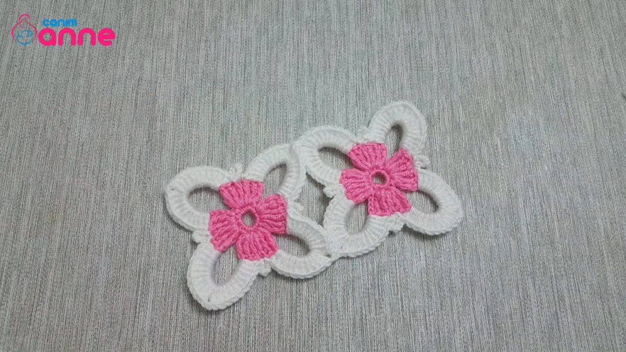 Crochet Narrated Flower Motif and Knitting Pattern for Free